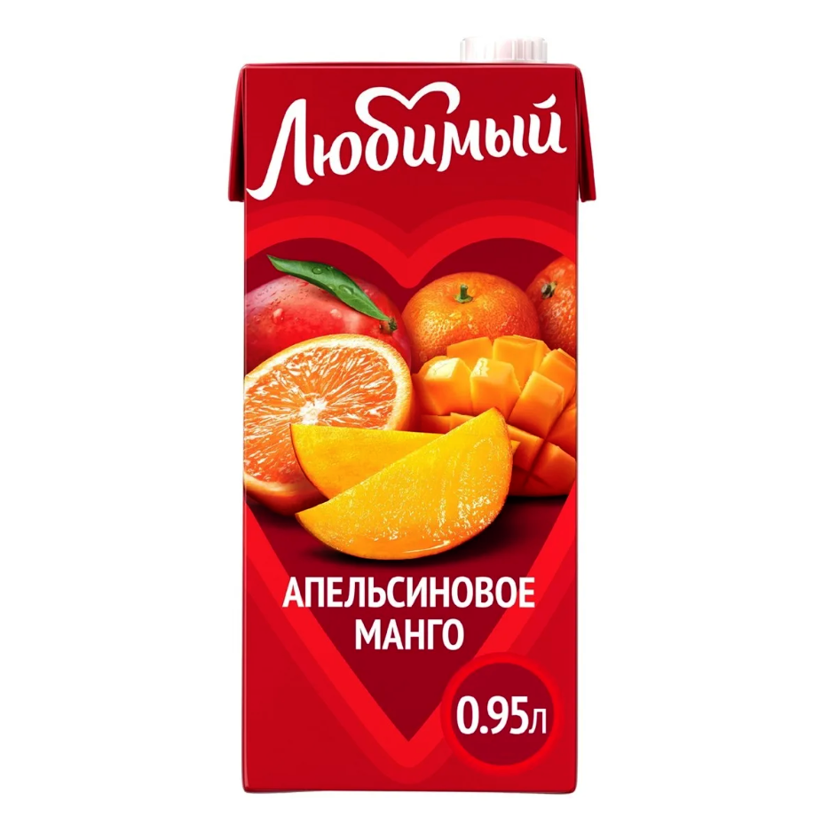 Сок "Любимый" апельсиновое манго