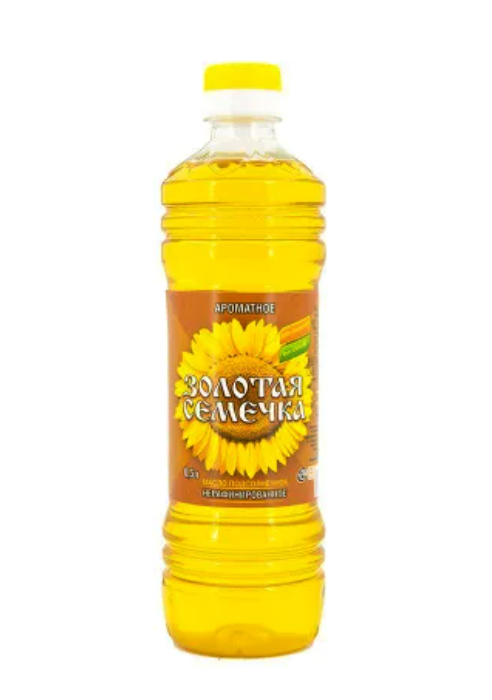 "Золотая семечка" масло нерафинированное подсолнечное